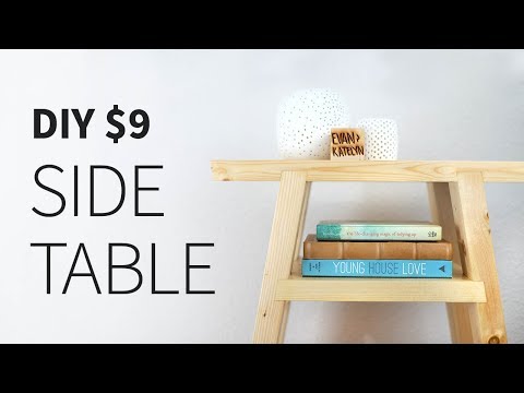 $9 2X4 Side Table (free plans)