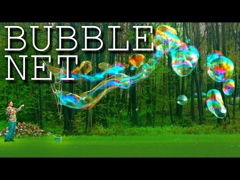 (World's Largest?) Giant Bubble Net - Learn How To Make Giant Bubbles This Summer!