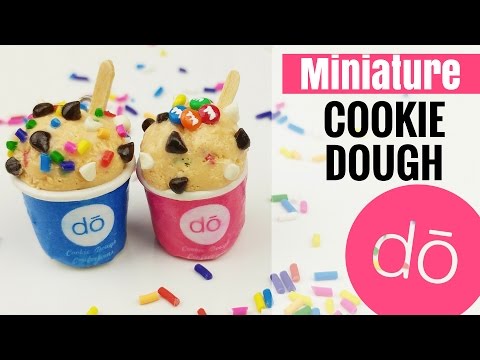 ?'Cookie Do Confections' inspired Polymer Clay Charm-Miniature Cookie Dough Tutorial-Dollhouse DIY