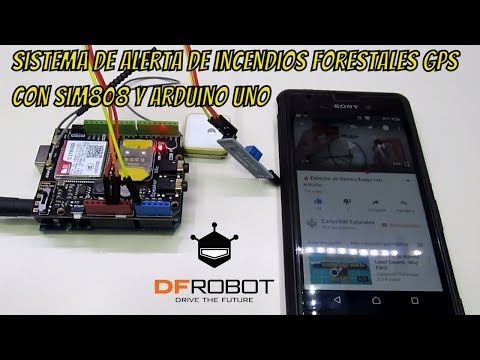 ???Sistema de alerta de incendios forestales gps con sim808 y arduino uno