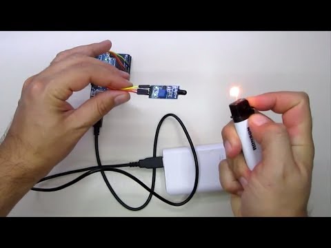 ? Detector de llama o fuego con arduino