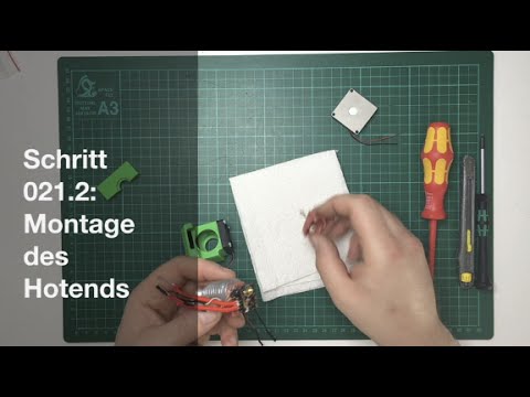 [DICE] Schritt 021.2: Montage des Hotends