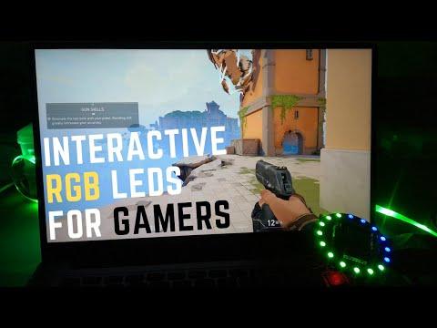 [Gamer Assist] Reactive RGB LED and Haptic feedback for Gamers (ESP8266 | Arduino)