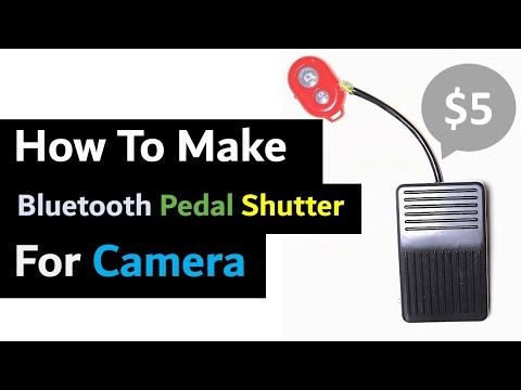 [How to make] Bluetooth Pedal Shutter For Android and iOS ($5 DIY : selfie button hacking)