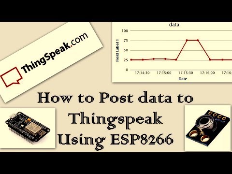 [IOT#4] How to Post Data to Thingspeak using ESP8266 | MLX90614 | Explained