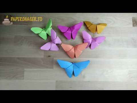 [Paper Craft Tutorial] DIY Paper Butterflies