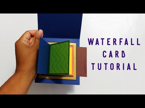 [Tutorial + Template] Quick And Easy Waterfall Card