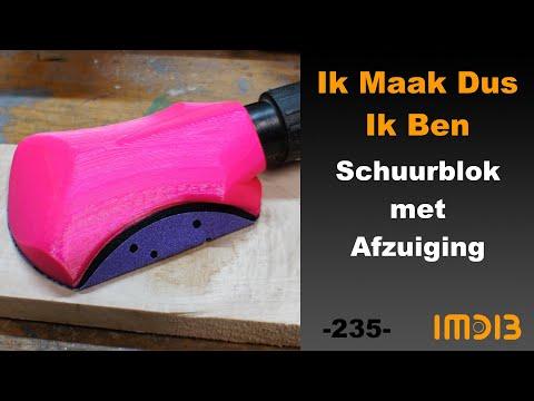 -235- Schuurblok met Stofafzuiging 3D-printen