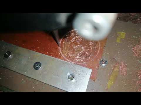 0.25mm, 2 flute, 10 degrees, &Phi;6 router Copper cutting