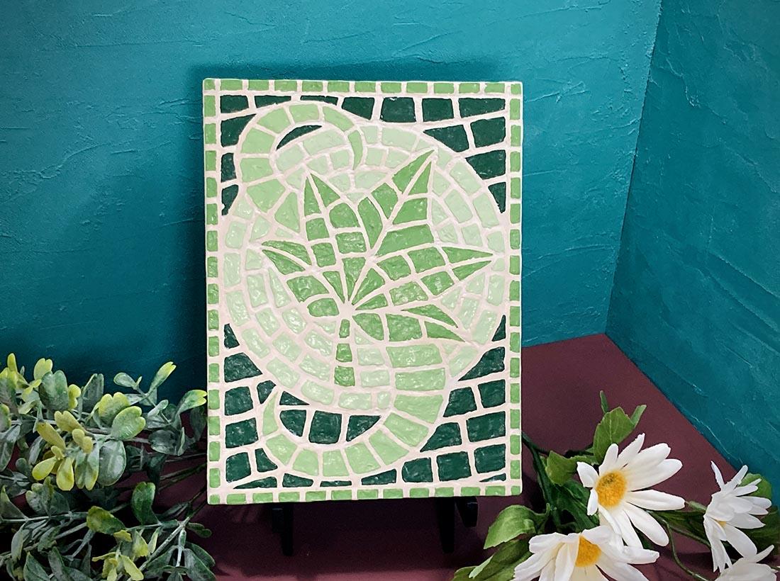 00 Faux Green Leaf Mosaic.jpg