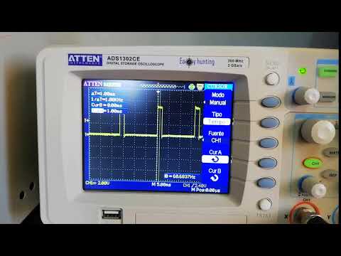 02 Ancho de pulso y frecuencia Servo Tester