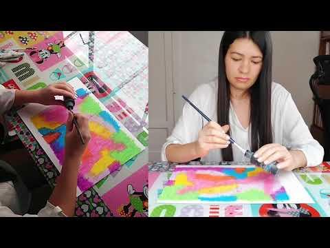 02 Radiant Oil Pastel Rainbow Flowers