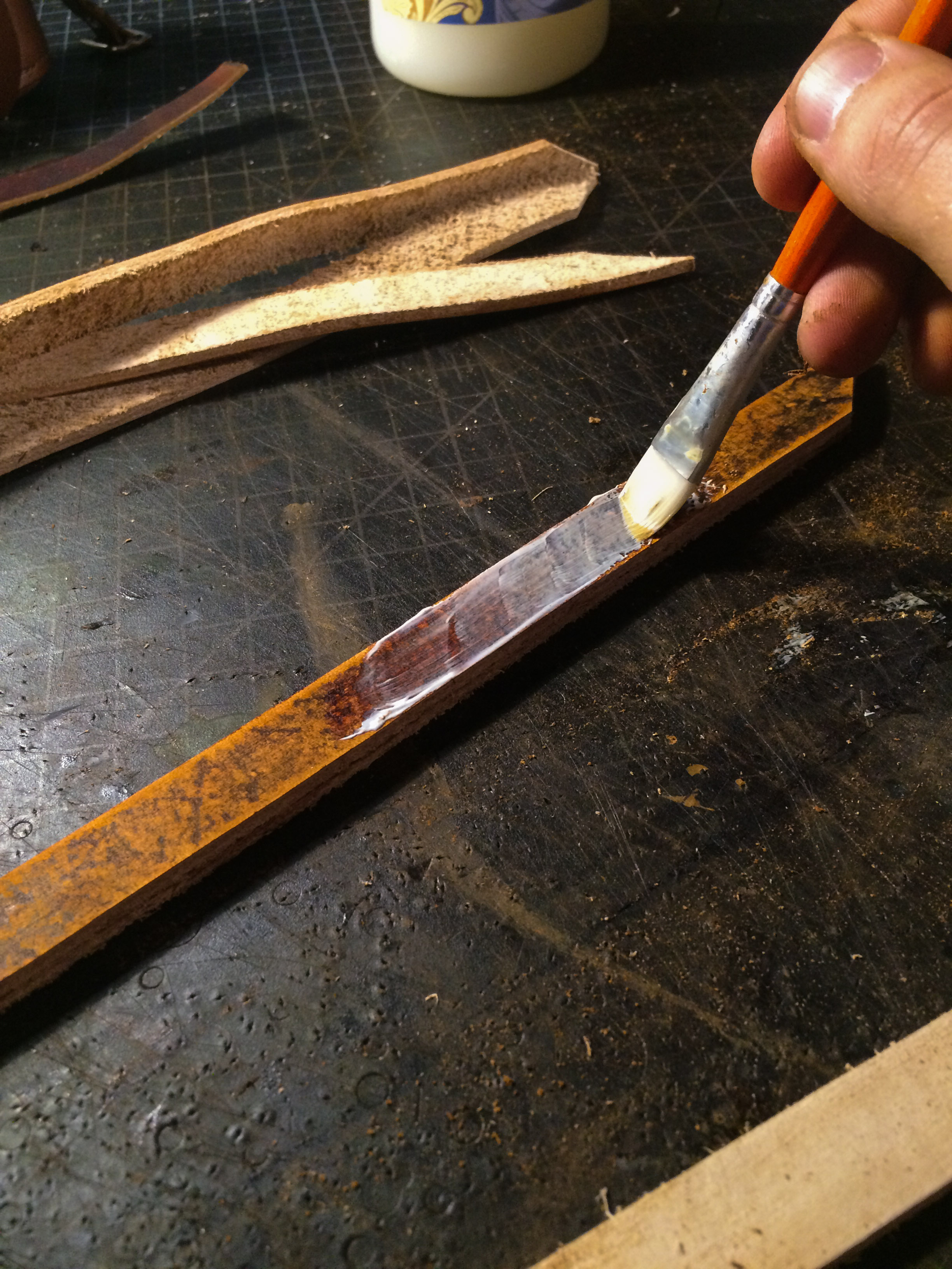 021 - Gluing the strips together.jpg