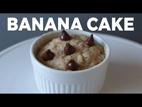 1 Serving Banana Cake Recipe | Ready in Under 5 Minutes