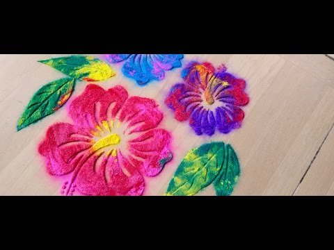 1 minute Designer Rangoli : Quick Rangoli: Rangoli In one minute