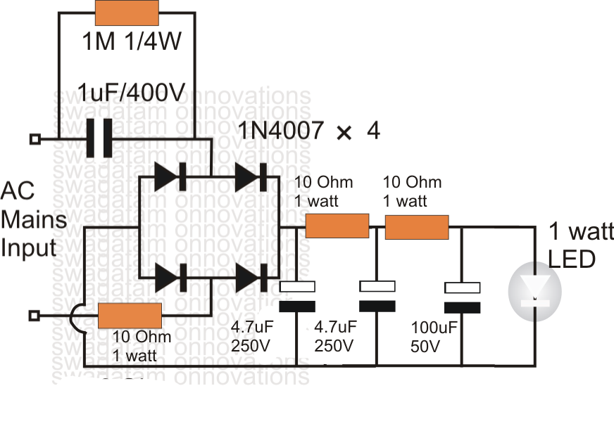 1 watt led driver circuit.png