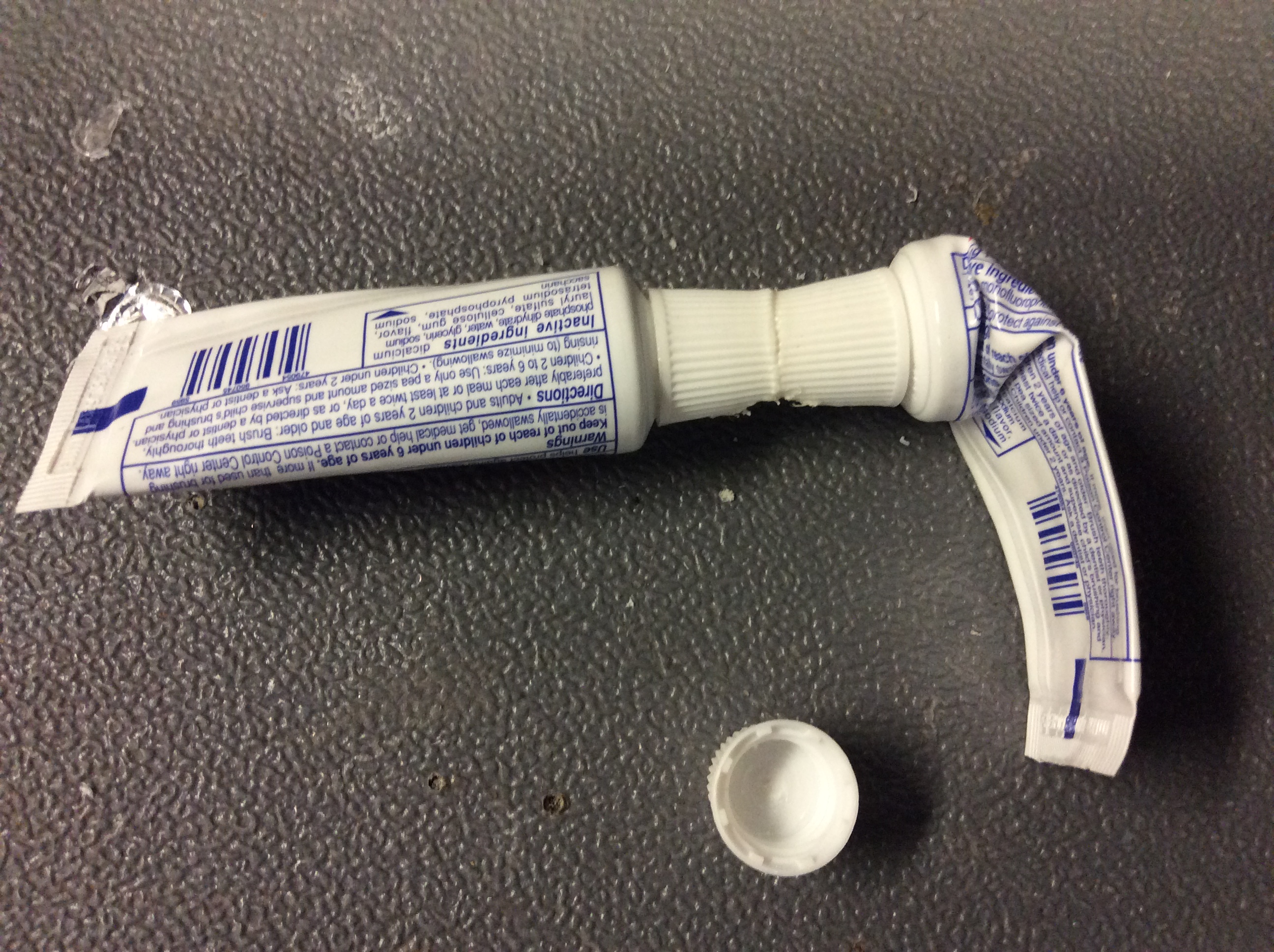 10 - Move toothpaste from one tube to other.JPG