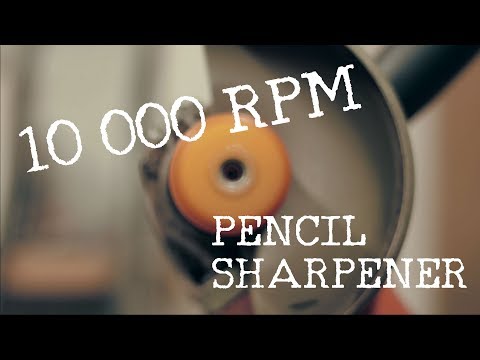 10 000 RPM PENCIL SHARPENER - ANGLE GRINDER HACK