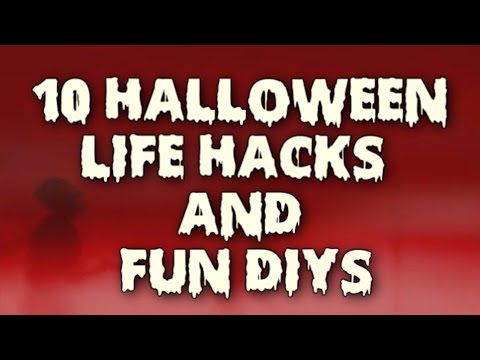 10 AMAZING &amp;amp; EASY Halloween life hacks | DIYs