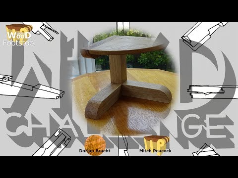 100% Wood Challenge Ep.1: Footstool with Dorian Bracht (Plan to download)