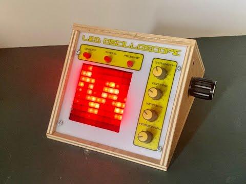 100 LED Oscilloscope