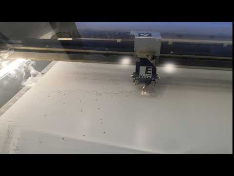 10mm Polypropylene Corrugated Plastic Laser Cutting