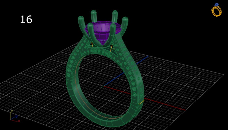 12 - return to solid model and mark diamond location.jpg