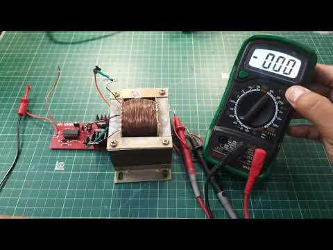 12Volt Inverter using MOSFETS || Convert DC into AC || 12volt to 220 volt