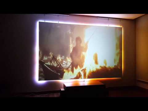 130inch DIY screen with ambilight