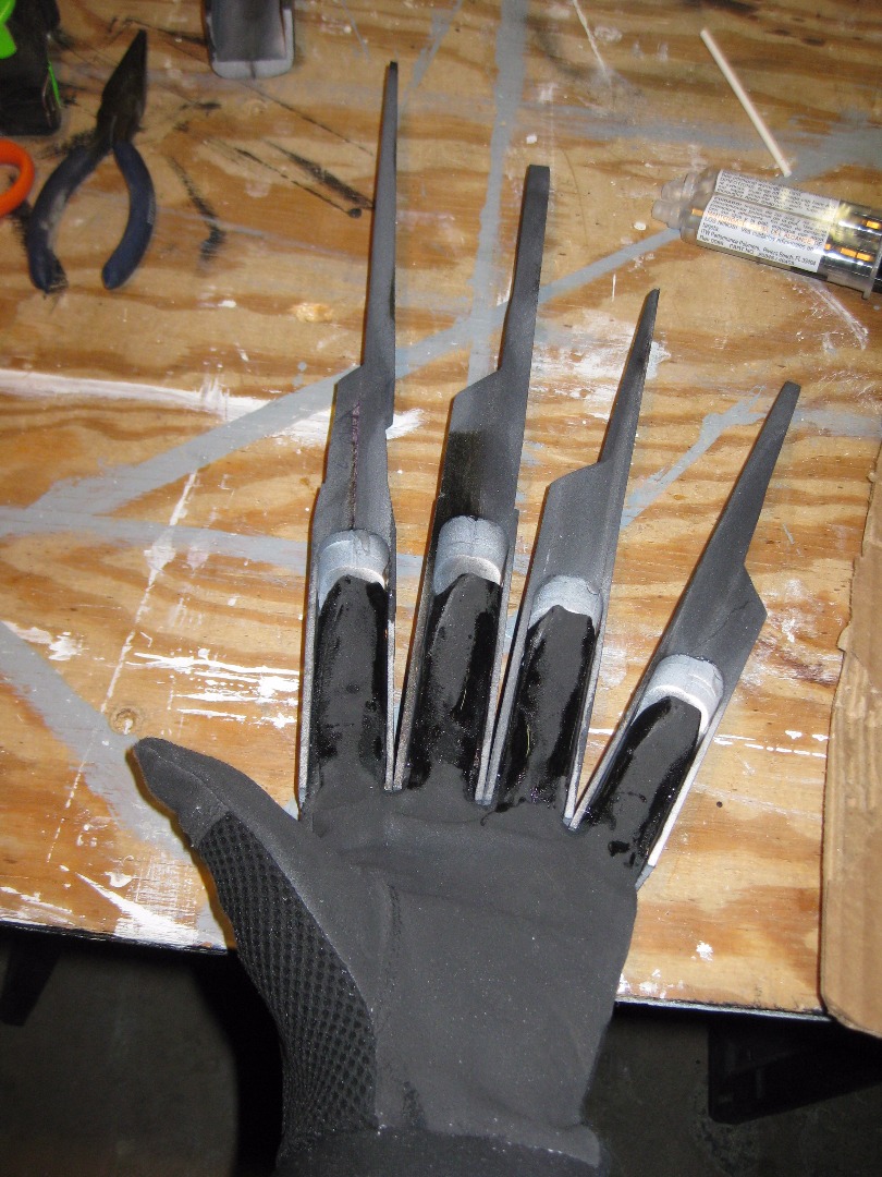 14 Gluing Fingers to Left Glove.JPG