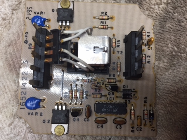 16- Headlight Controller Board Relay Mechanics Loose to Test Continuity (Check Four White Wires).JPG