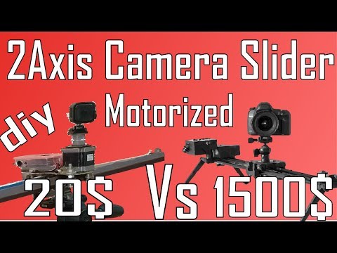 2 Axis Motorized camera slider for 20$ | DIY | Arduino project#5