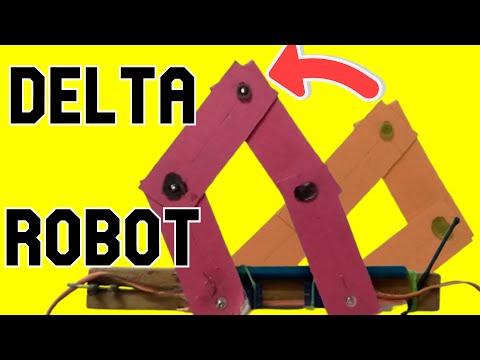 2 Dimensional Delta Robot With 2 Servo Motor | Arduino Delta Robot |Arduino Inverse Kinematics Robot