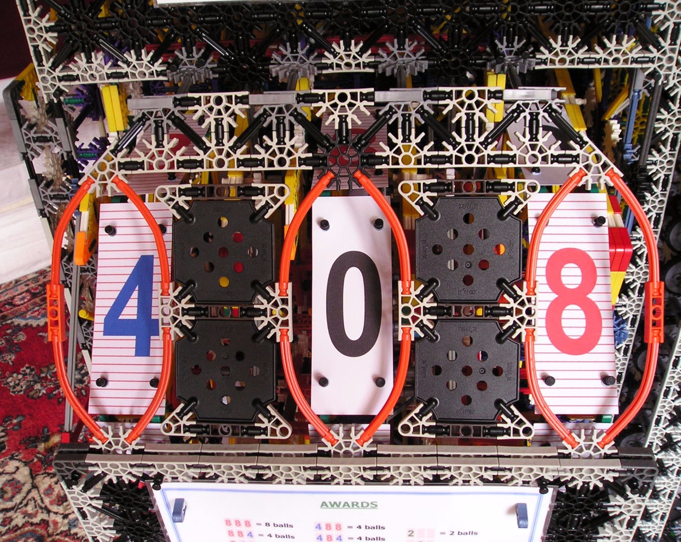 2 K'Nex Fruit Machine Mark 3 - Reel Display.JPG