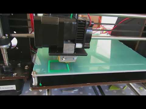 2 Manual gcode for 3d printer Prusa I3 create square