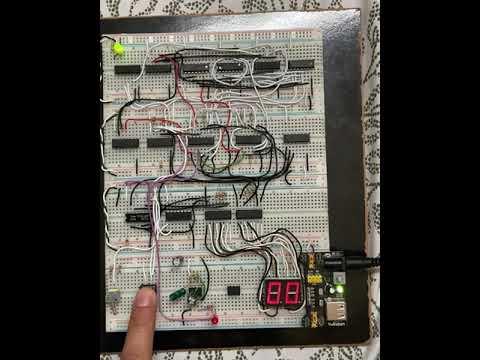 2-Digit Up and Down ODD Numbers Counter From 0 to 99 [Digital Logic Design]