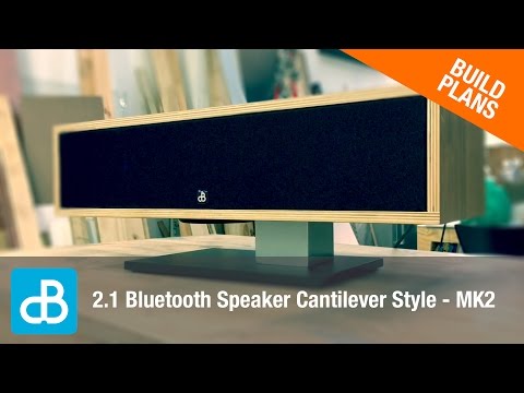 2.1 Bluetooth Speaker Build - CANTILEVER STYLE MK2 - by SoundBlab