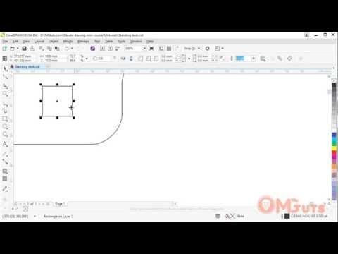 2.2 Creating standing desk course - Creating shelf and holder in CD