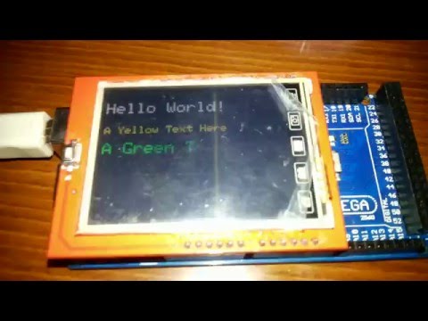 2.4&amp;quot; TFT LCD Shield works with Arduino Mega