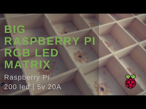 200 RGB Led Raspberry Pi Led Matrix