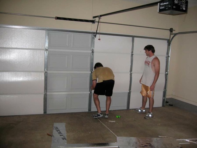 2010 Installation of radiant barrier on garage door010.jpg