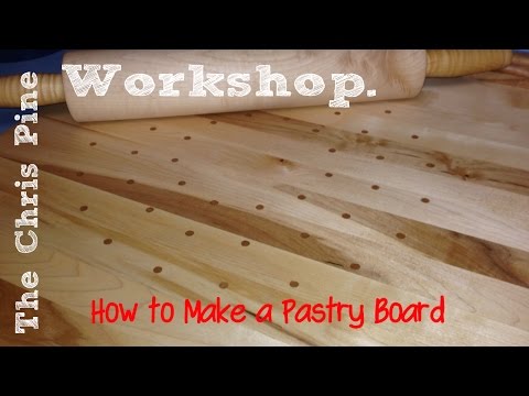 2015 Kitchen Utensil Challenge: How to make a pastry board.