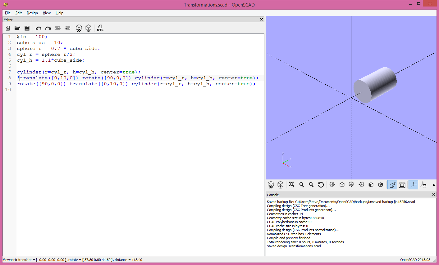 2015-07-01 23_32_18-Transformations.scad - OpenSCAD.png