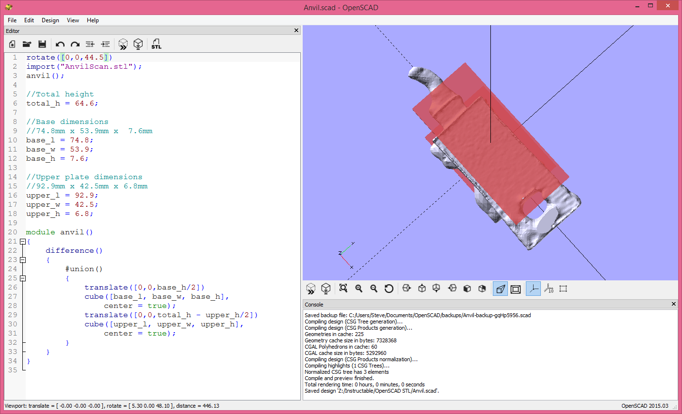 2015-07-18 19_22_38-Anvil.scad - OpenSCAD.png