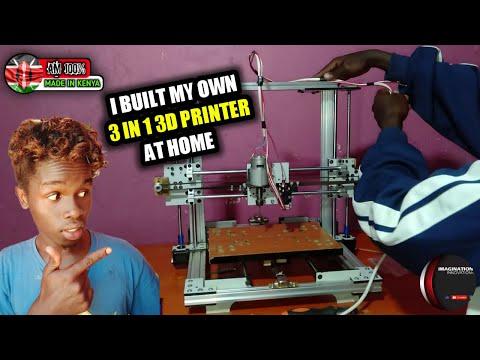 3 IN 1 HOME_MADE CNC MACHINE BUILD #3dprinters #3dprinting #3dprintinbusiness