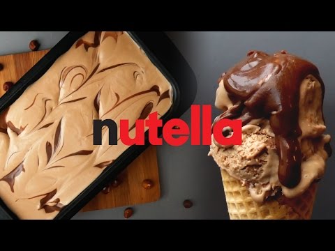 3 Ingredient Nutella Ice Cream (No Churn) - Treat Factory