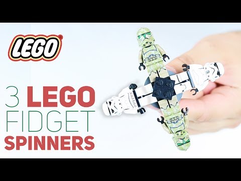 3 LEGO fidget spinners