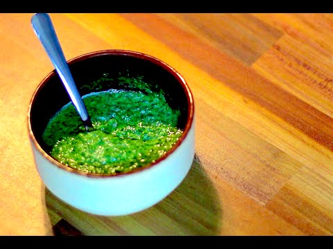 3 Minute Green Parsley Sauce | How to make | Cooking with Benji