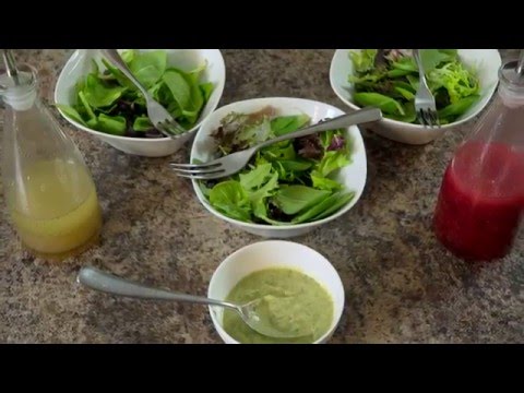 3 Simple, Delicious,  and Healthy Salad Dressing Recipes! DDK EP 22