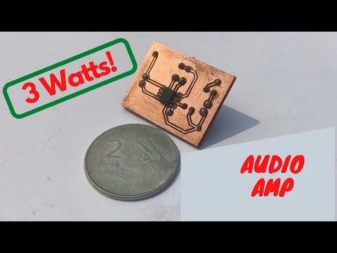 3 Watts Audio Amplifier || DIY Mini Power Amp! || IC 8002